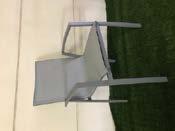 grey Lio aluminium armchair Barto aluminium + teak armchair OCL 200 57 x 54 x 92