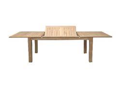 180-240 x 120 Recta double ext table top frame 2,8cm Recta