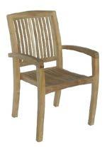 Monet stacking armchair
