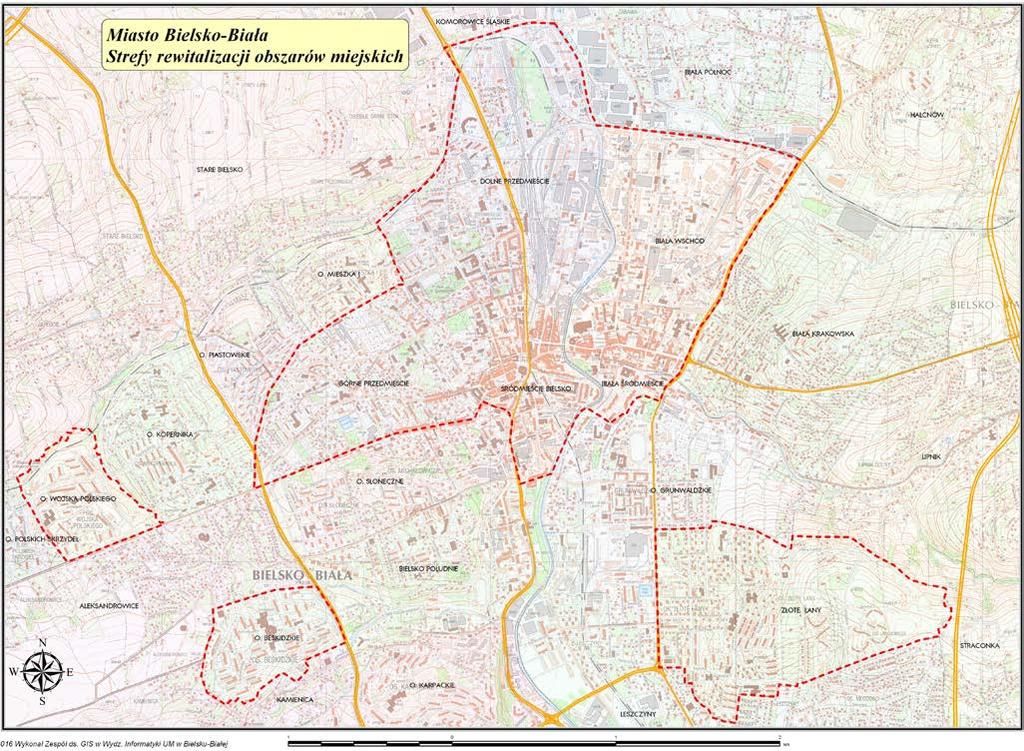 Badanie ankietowe dotyczące Programu Rewitalizacji Obszarów Miejskich w Bielsku- Białej na lata 04-00 (Kontynuacja PROM 007-0) Szanowni Państwo, Miasto Bielsko-Biała realizuje działania związane z
