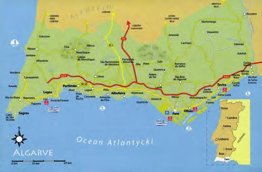 Na trasie wyjazdu moc atrakcji: pałace, kościoły, góry i plaże, bujna roślinność, niezwykłe widoki na Ocean Atlantycki. Cel wyjazdu to "w pigułce" Wybrzeże Algarve.