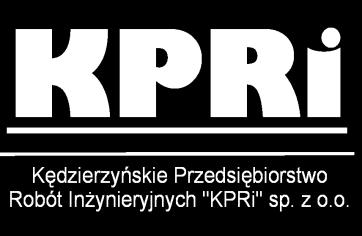 Kędzierzyńskie Przedsiębiorstwo Robót Inżynieryjnych "KPRI" Sp. z o.o. Przedmiotem działalności firmy jest wykonywanie robót inżynierii środowiska, robót drogowych i ogólnobudowlanych, sieci kanalizacji, wodociągów, gazociągów.