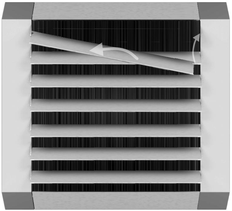 Raging the blade towards the spring, bend it lightly and bring in its opposite grip into a second hole.