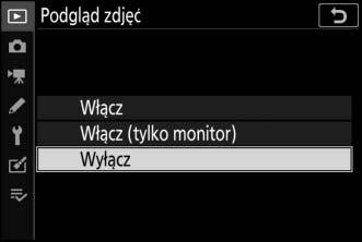 5 Wyświetl opcje. Aby wyświetlić opcje dostępne dla wybranego elementu menu, naciśnij 2. 6 Wyróżnij opcję.