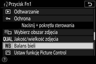 przycisk Fn2. 3 Wybierz opcję.