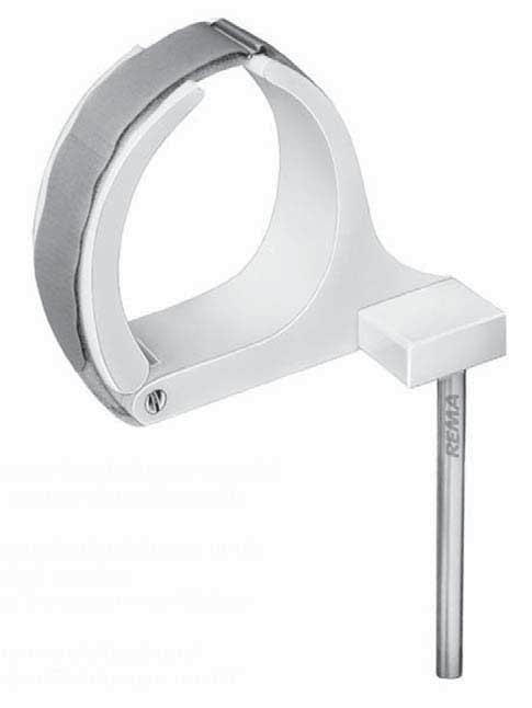 Arthroskopie-Beinhalter Arthroscopy leg holder Der -Arthroskopie-Beinhalter ist sowohl horizontal als auch vertikal durchlässig für Röntgenstrahlen.