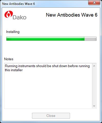 instruments should be shut down before running this installer (Przed uruchomieniem instalatora wyłącz wszystkie