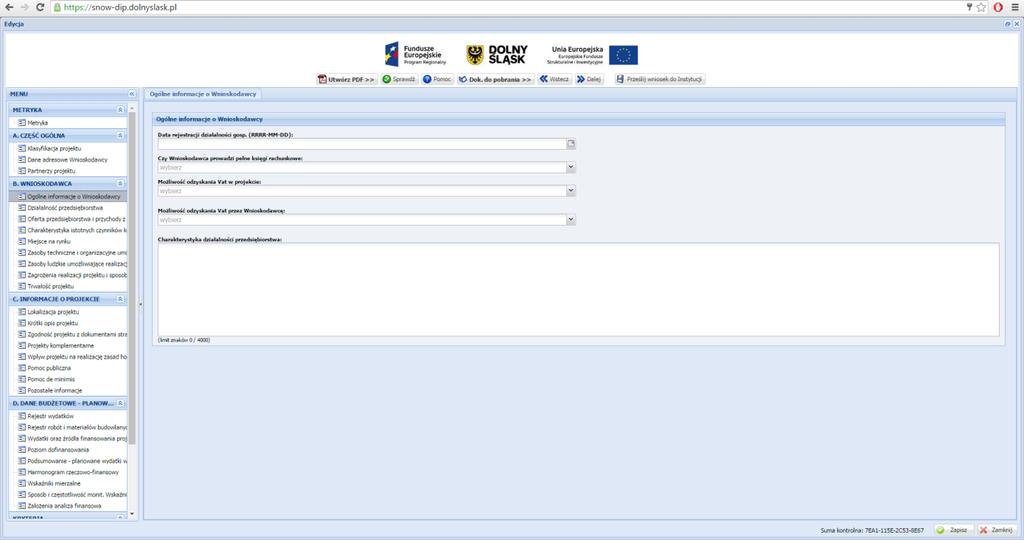 UDZIAŁ W PROJEKCIE INNYCH PODMIOTÓW Należy wskazać czy występuje udział innych podmiotów w realizacji projektu.
