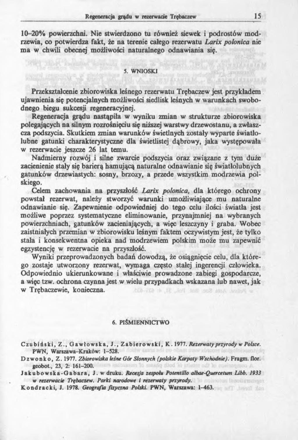 10-20% powierzchni.