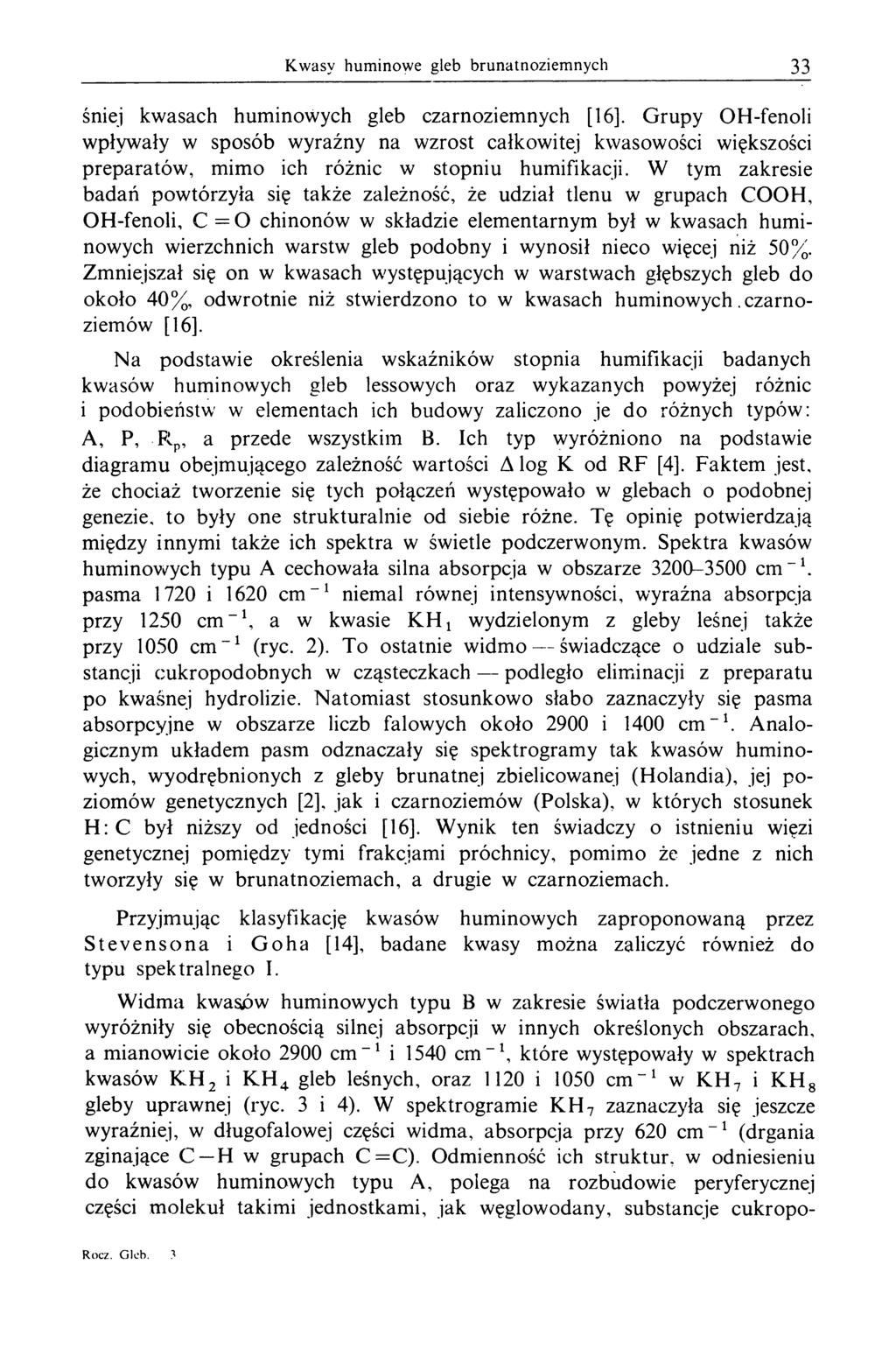K wasy hum inow e gleb brunatnoziem nych 33 śniej kwasach huminowych gleb czarnoziemnych [16].