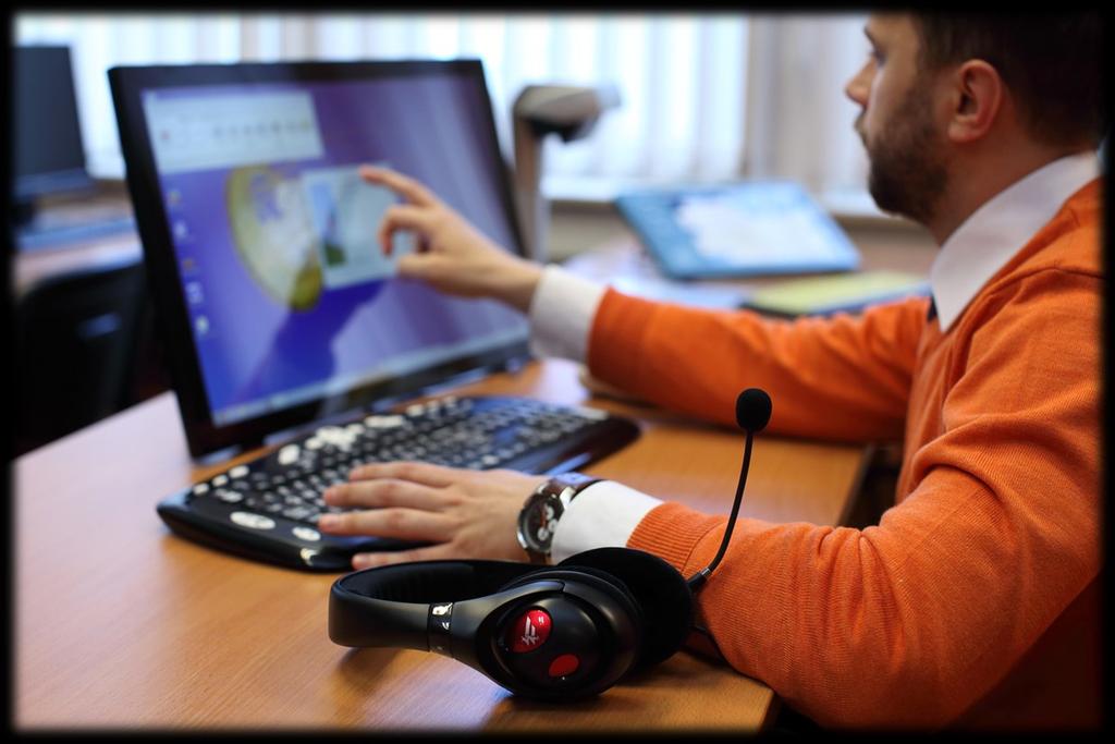 precyzyjne poruszanie się kursorem po ekranie monitora;