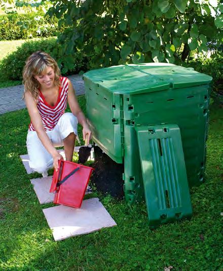 Kompostowniki ogrodowe Thermostar - 400,, Thermoking - 400,, 900 Ecoking - 400, Ecomaster - 300, 450 Ecocomposter - 280 Podstawowy opis Kompostowniki służą do przygotowania wysokiej jakości