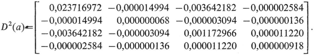 Badania zmian efektywności czynników produkcji 223 Dla modelu (9) obliczono również parametry struktury stochastycznej.. Ocena wariancji składnika losowego =0,00340, skąd =0,05829.