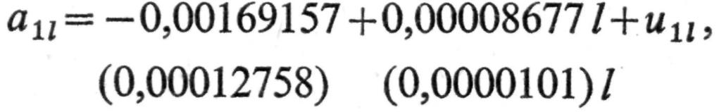 n m+1 różnych ocen każdego z parametrów modelu (13). Mamy zatem: Postępując zgodnie z wyżej opisaną procedurą oszacowano n m+1= =21 funkcji produkcji (13) dla m=20.