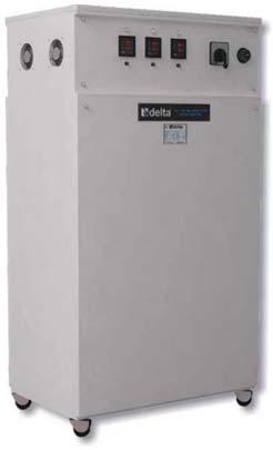 Seria DLT STK 11 Statyczny stabilizator napięcia 10 50 kva Delta jednofazowy regulator napięcia jest kompletnie elektronicznym regulatorem napięcia bez żadnych ruchomych części wewnątrz Statyczny