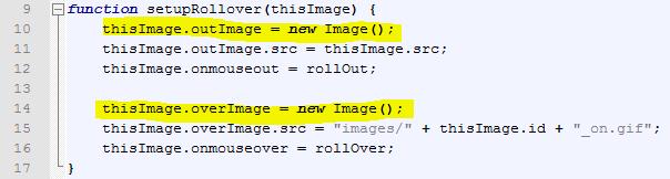 I. Rollover Rollover - metoda II Funkcja do każdego przekazanego jej obrazka dodaje dwie właściwości.
