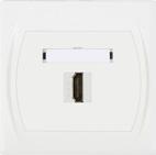 Gniazda bryzgoszczelne Splash proof sockets IP44 16A 250V~ Gniazda pozostałe Other sockets IP20 LGPB-1z LGPB-1zd LGSN LGG-1 Gniazdo bryzgoszczelne z uziemieniem (klapka biała) Splash proof socket