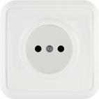 biała) Splash proof socket with earth (white cover) Gniazdo bryzgoszczelne z uziemieniem (klapka dymna) Splash proof socket with