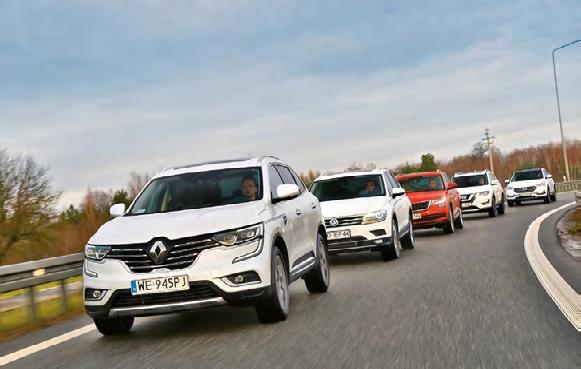 PORÓWNANIE 5 SUV-ów klasy średniej HYUNDAI Dalekowschodni design kokpitu najstarszego z testowanych samochodów nie