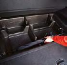 Najniższy tunel w teście mierzy zaledwie 5 cm. 516 l Tylko tu: pełnowymiarowy zapas (wisi pod autem). 72* 46 96 63 53sss 56 42 87 67 168 Nissan X-Trail 2.