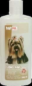 Delikatnie myje, a dzięki zawartości masła HEA, przywraca włosom naturalną miękkość i połysk oraz ułatwia rozczesywanie. hampoo designed for long haired dogs.