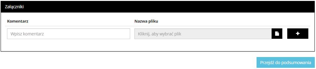 pole obligatoryjne umożliwiające udostępnienie materiałów wybraną przez użytkownika drogą.