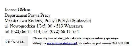 M.D. Od: Joanna Oleksa <Joanna.Oleksa@mrpips.gov.pl> w imieniu Joanna Oleksa <Joanna_Oleksa@sasanka.mrpips.gov.pl> Wysłano: piątek, 15 lutego 2019 15:41 Do: przewodn@solidarnosc.org.