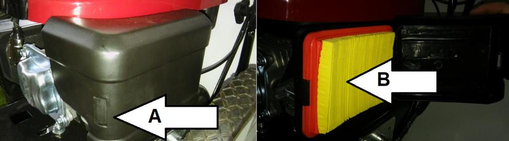 26 Rys. 19 Nigdy nie uruchamiaj silnika bez zainstalowanego wkładu filtra powietrza. 6.5 Wymiana oleju 1. Wykręć korek z miarką oleju (Rys. 1, poz. 6). Przygotuj pojemnik na olej.