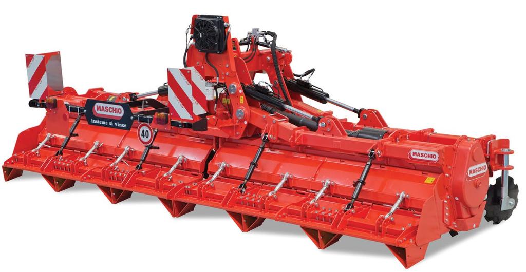 napędowego RPM 1000 Obroty wirnika RPM 258 (opcja 330) Rotor Cobra/Condor Urządzenie do rozbijania gleby Boczne