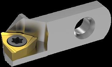 Obróbka wykańczająca SpinTools Precyzyjna głowica wytaczarska z wewnętrznym doprowadzeniem chłodziwa głowica precyzyjna bez trzpienia wytaczarskiego i uchwytu na płytki wymienne Ø D min. - D max.