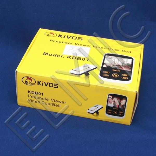 Dostępne opcje Wizjer do drzwi / dzwonek z funkcją podglądu KIVOS KDB01 rejestracja zdjęć lub filmów wideo - kolor złoty