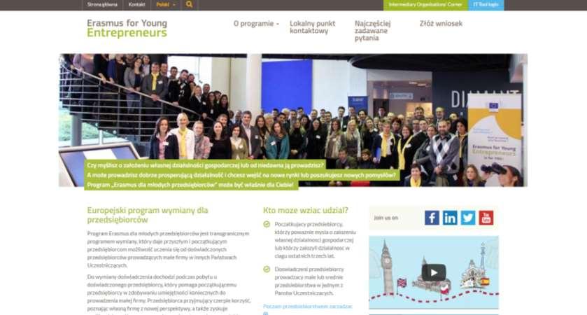 Erasmus dla młodych przedsiębiorców
