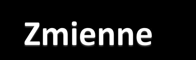 Zmenne Zmenne