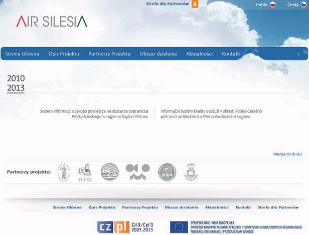 Air Silesia V rámci propagace projektu nato ila a vysílala eská televize filmový materiál na téma spole né realizace projektu.