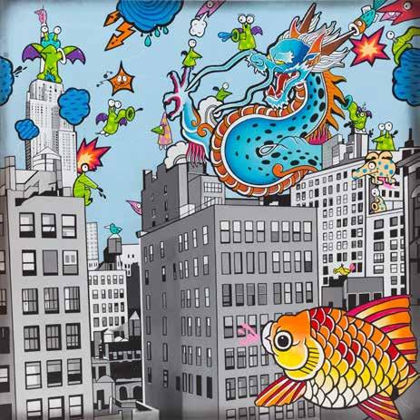 ' na odwrociu opisany: 'Kazia Pieczyńska "Vegas" 02/2018' Courching Dragon,