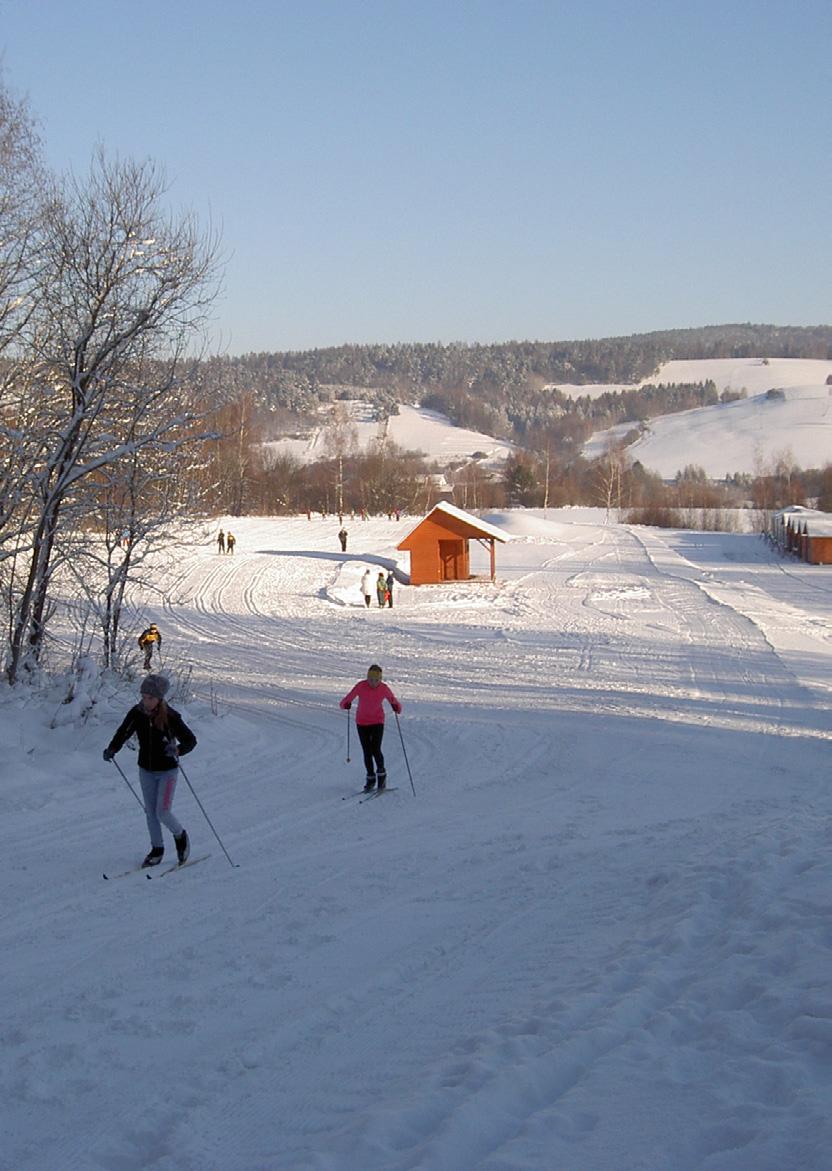 Trasa narciarska na Ustjanowej Lyžiarska trasa v