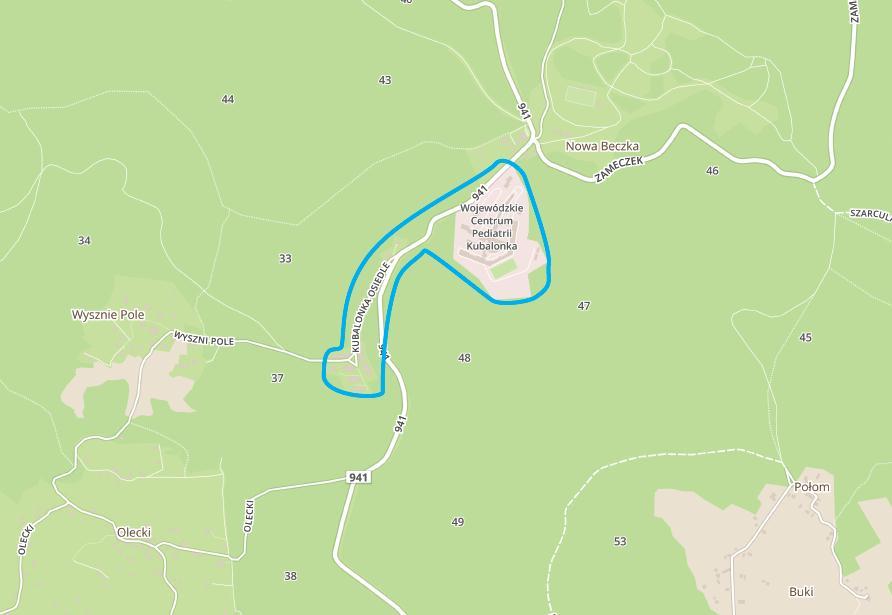 Grafika 18 Schematyczna mapka Podobszaru II Źródło: opracowanie własne 4.2.