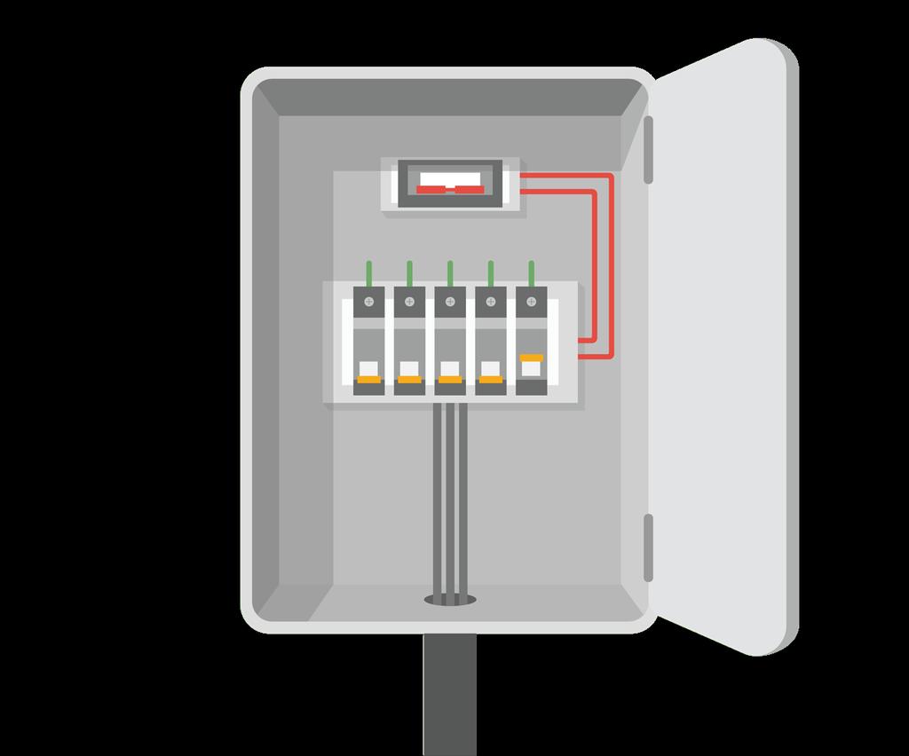 Odłącz zasilanie od skrzynki z bezpiecznikami Ponieważ będziesz mieć styczność z energią elektryczną o wysokim napięciu, w pierwszej kolejności
