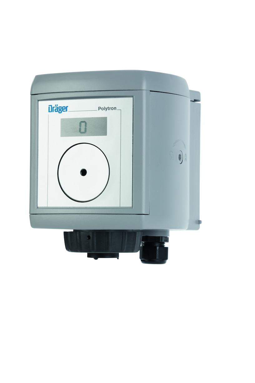 Dräger Polytron 2000 Detektor gazów toksycznych i tlenu D-85378-2013 Solidny, precyzyjny, bezpieczny Dräger Polytron 2000 jest stacjonarnym detektorem gazu do pomiaru stężeń standardowych gazów (O2,