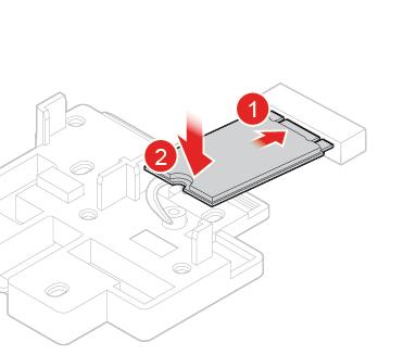 Rysunek 67. Instalowanie dysku SSD M.2 Rysunek 68. Zamykanie zatrzasku dysku SSD M.2 Rysunek 69.