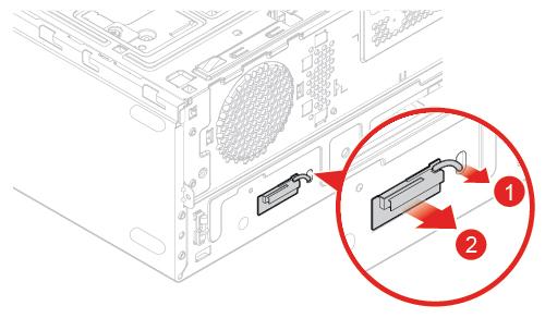 Rysunek 77. Wyjmowanie przedniej anteny Wi-Fi Rysunek 78. Instalowanie przedniej anteny Wi-Fi 4.