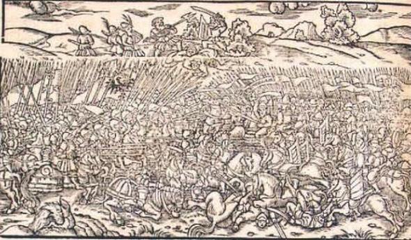 Bitwa pod Świecinem: Punktem zwrotnym wojny była bitwa pod Świecinem (nad Jeziorem Żarnowieckim) w 1462 roku,
