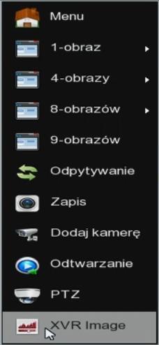 Szybkie menu PTZ Ustawienia Pozwala na
