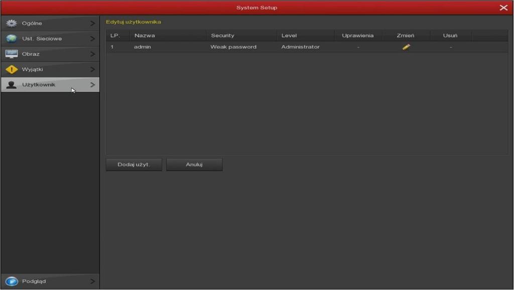 Channel config (
