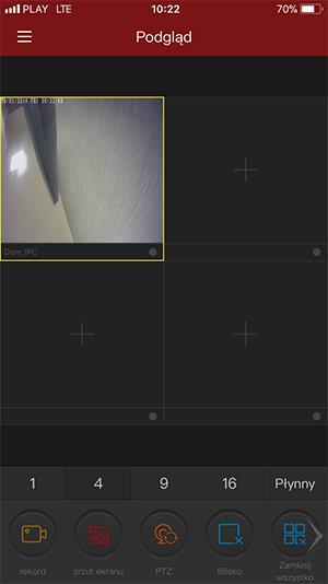 określony kanał wideo, następnie wybieramy urządzenie, klikamy w