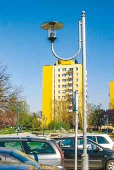 Zgrzebnioka 43A os. Młodych. Nowe oświetlenie uliczne J.