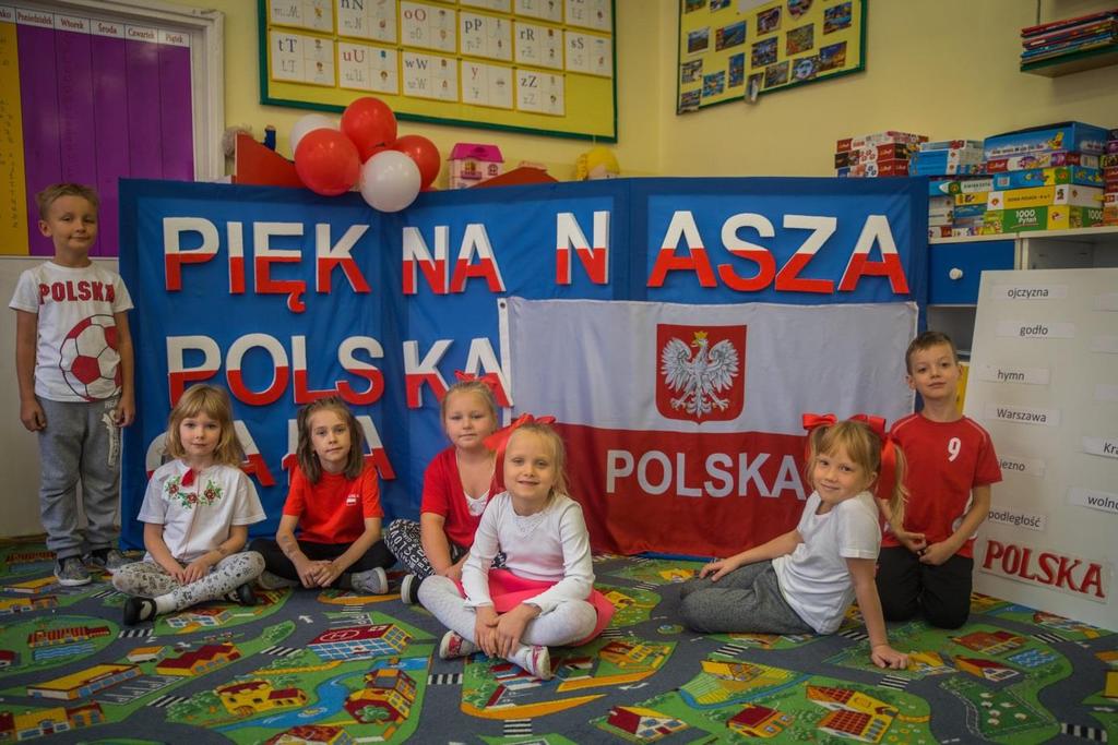 10. Piękna nasza Polska cała przedszkolaki wysłały pocztówkę swojej miejscowości na podany adres: Ludmiła Fabiszewska, MP nr 2 w Aleksandrowie Łódzkim. 11.