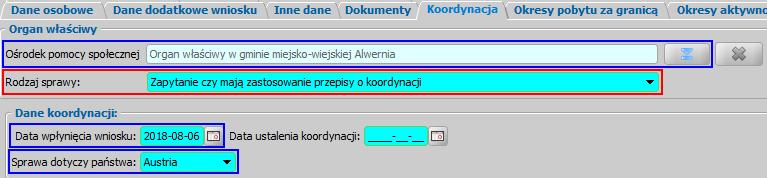 SR jeżeli zapytanie dotyczy wniosku o świadczenie rodzinne (jeśli zapytanie dotyczy wniosku o zasiłek pielęgnacyjny lub świadczenie pielęgnacyjne lub specjalny zasiłek opiekuńczy, to dodatkowo