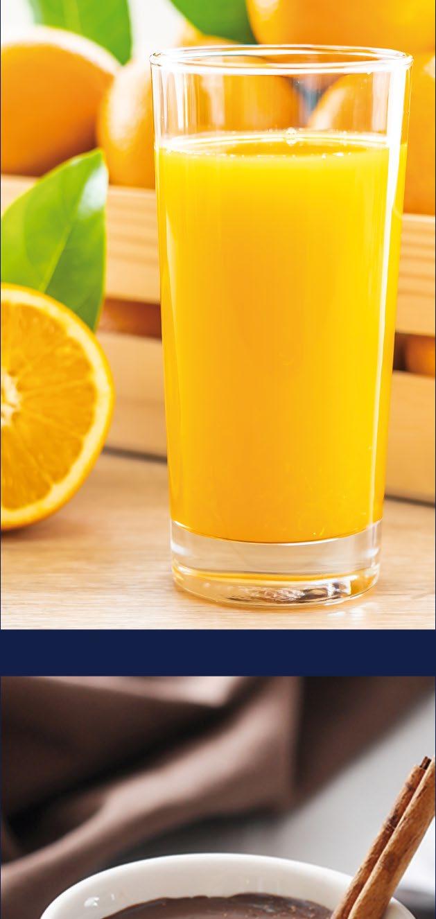25 10 pomarańczowy, grejpfrutowy, jabłkowy, czarna porzeczka, ananasowy, żurawinowy, pomidorowy Juices orange, grapefruit, apple, blackcurrant, pineapple, cranberry, tomato Świeżo