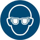 Pracodawca jest odpowiedzialny za egzekwowanie użycia środków ochrony oczu przez operatora narzędzia, a także cały personel w obszarze pracy.